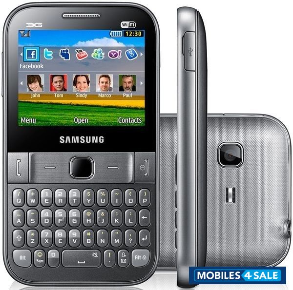 Silver Samsung Chat 527