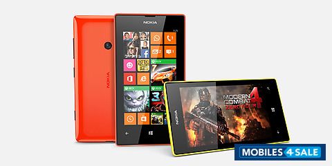 Orange Nokia Lumia 525