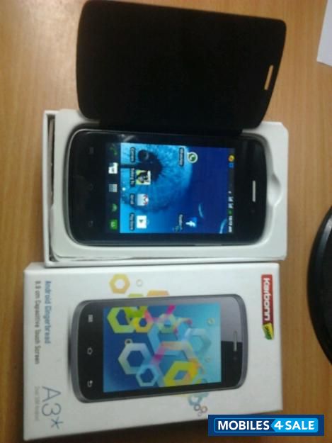 Black Karbonn A-series A3 Star Black Karbonn A-series A3 Star