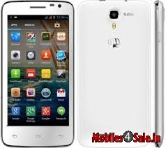 White Micromax Canvas Juice A77