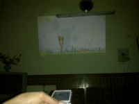 Black Samsung Galaxy Beam