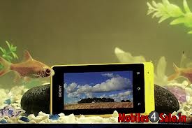 Yellow Sony Xperia go