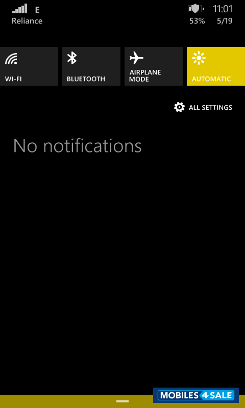 Yellow Nokia Lumia 620