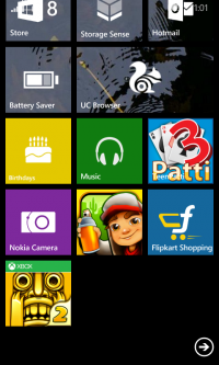 Yellow Nokia Lumia 620