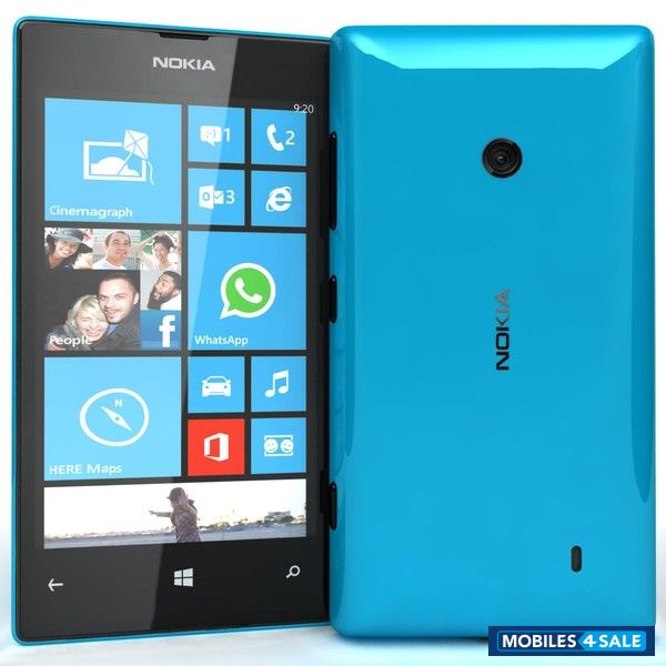 Cyan Nokia Lumia 520
