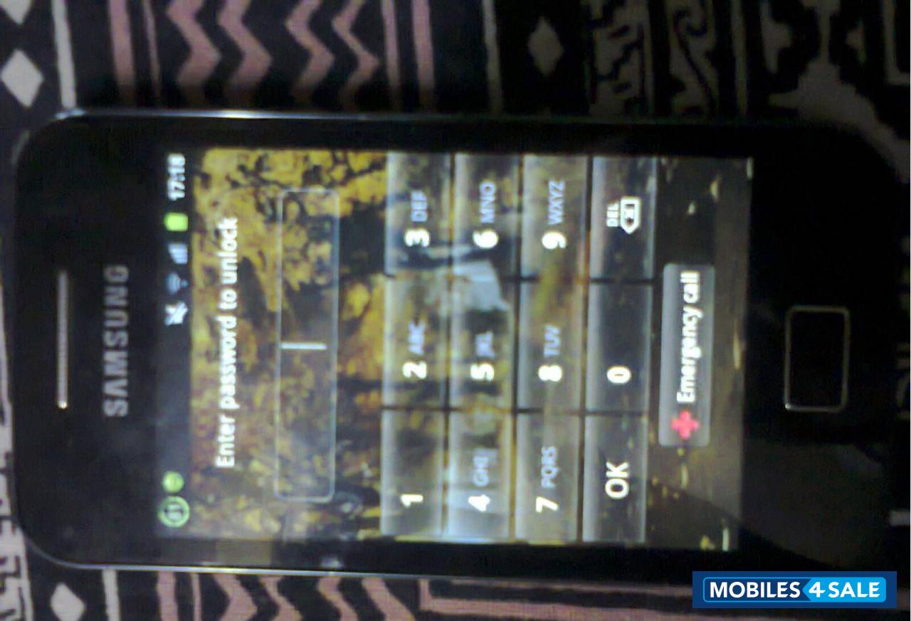 Black Samsung Galaxy Ace