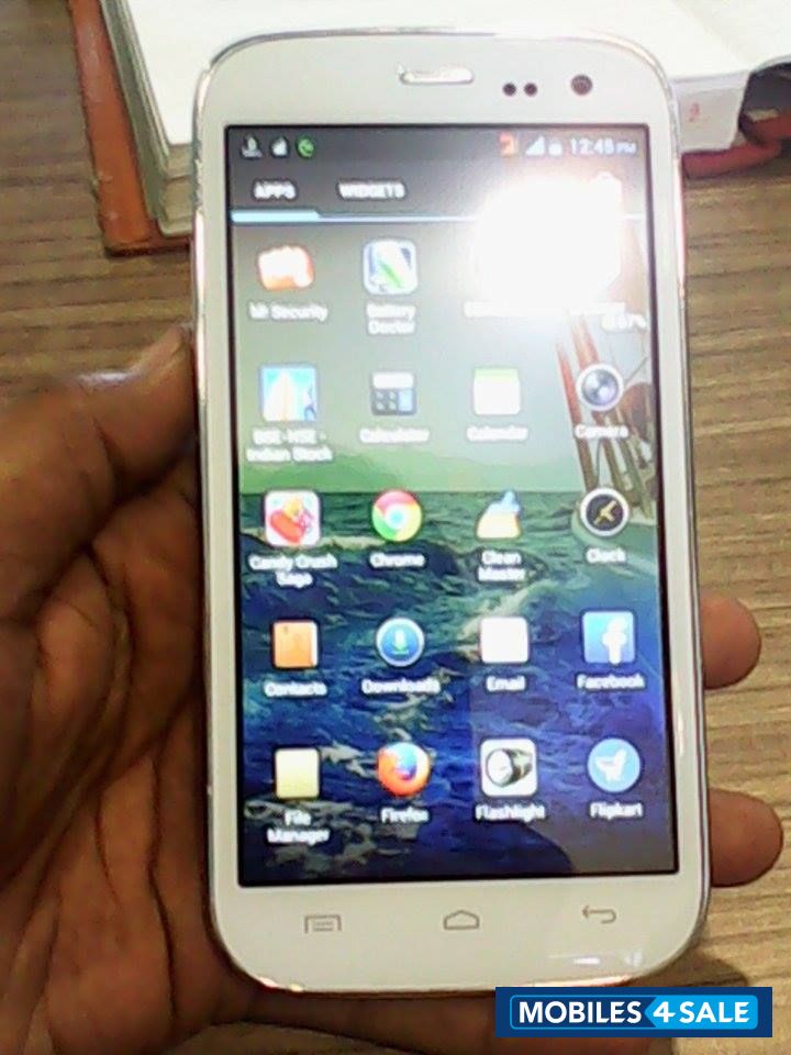 White Micromax Canvas Magnus A117