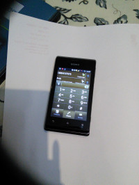 Black Sony Xperia E Dual