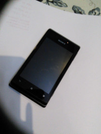 Black Sony Xperia E Dual