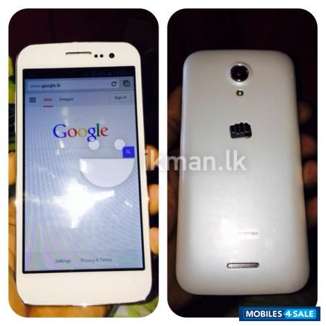 White Micromax Canvas 2.2 A114