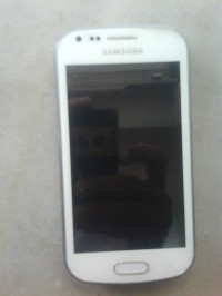 White Samsung Galaxy Trend