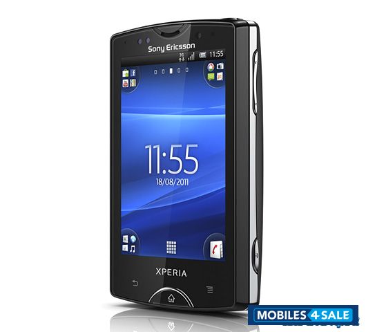 Black Sony Ericsson Xperia mini