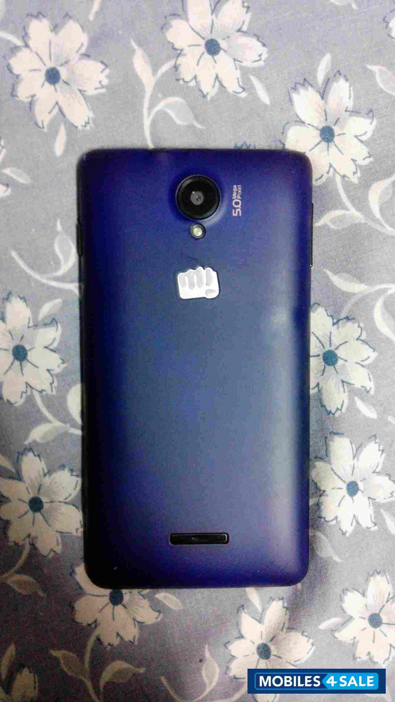 Blue Micromax Canvas Fun A76