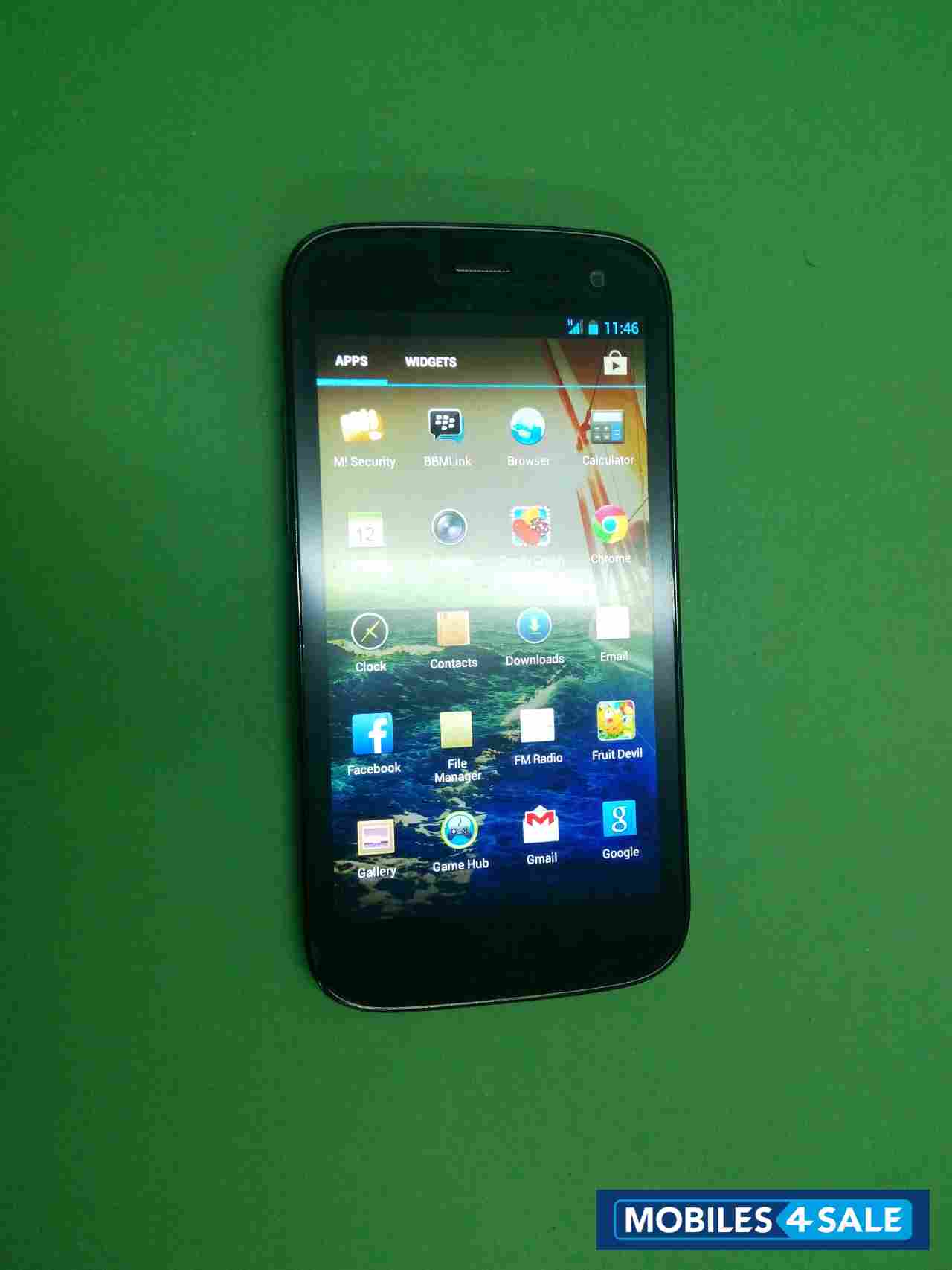 Blue Micromax Canvas Magnus A117