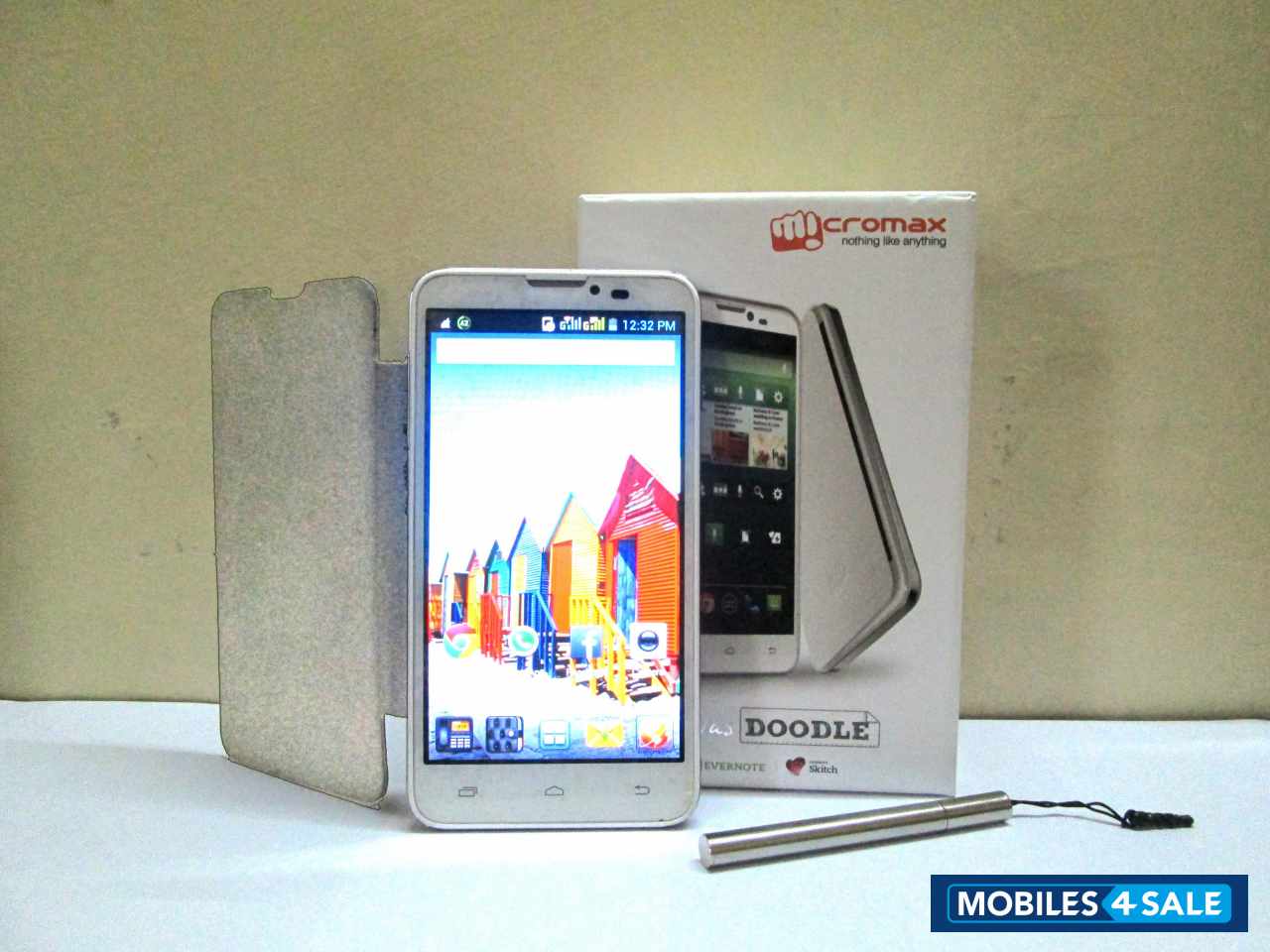 White Micromax Canvas Doodle A111