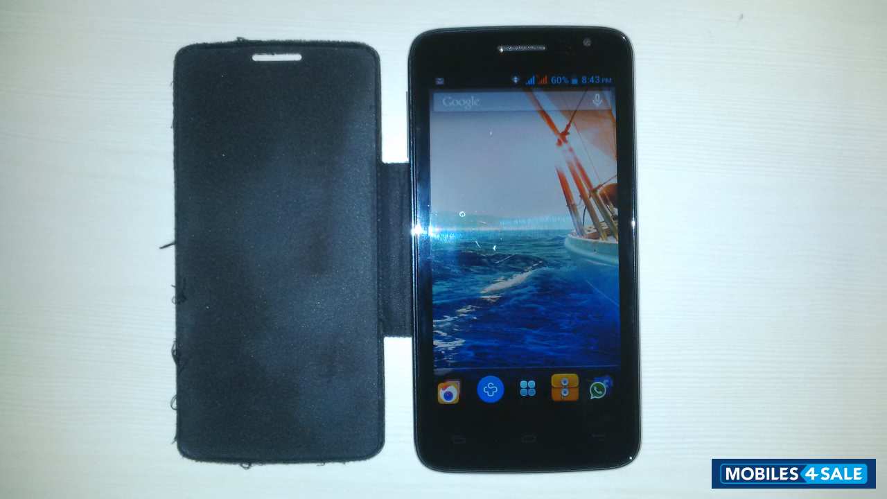 Black Micromax Canvas Juice A177