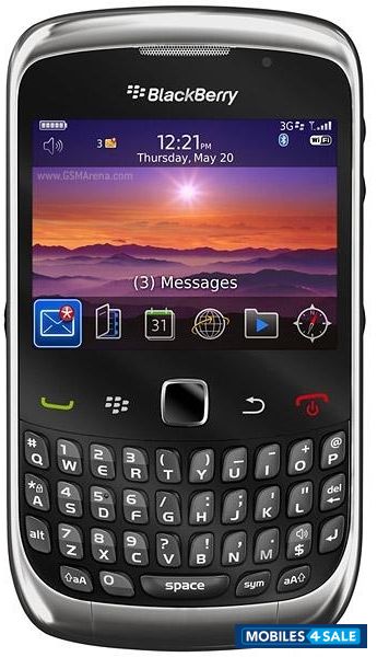 Black BlackBerry Curve 9300