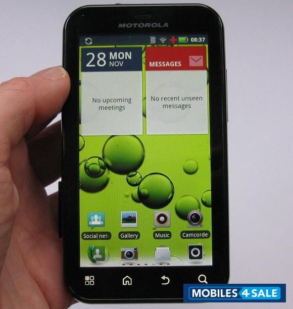 Black Motorola Defy Plus