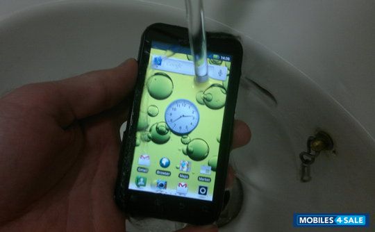 Black Motorola Defy Plus