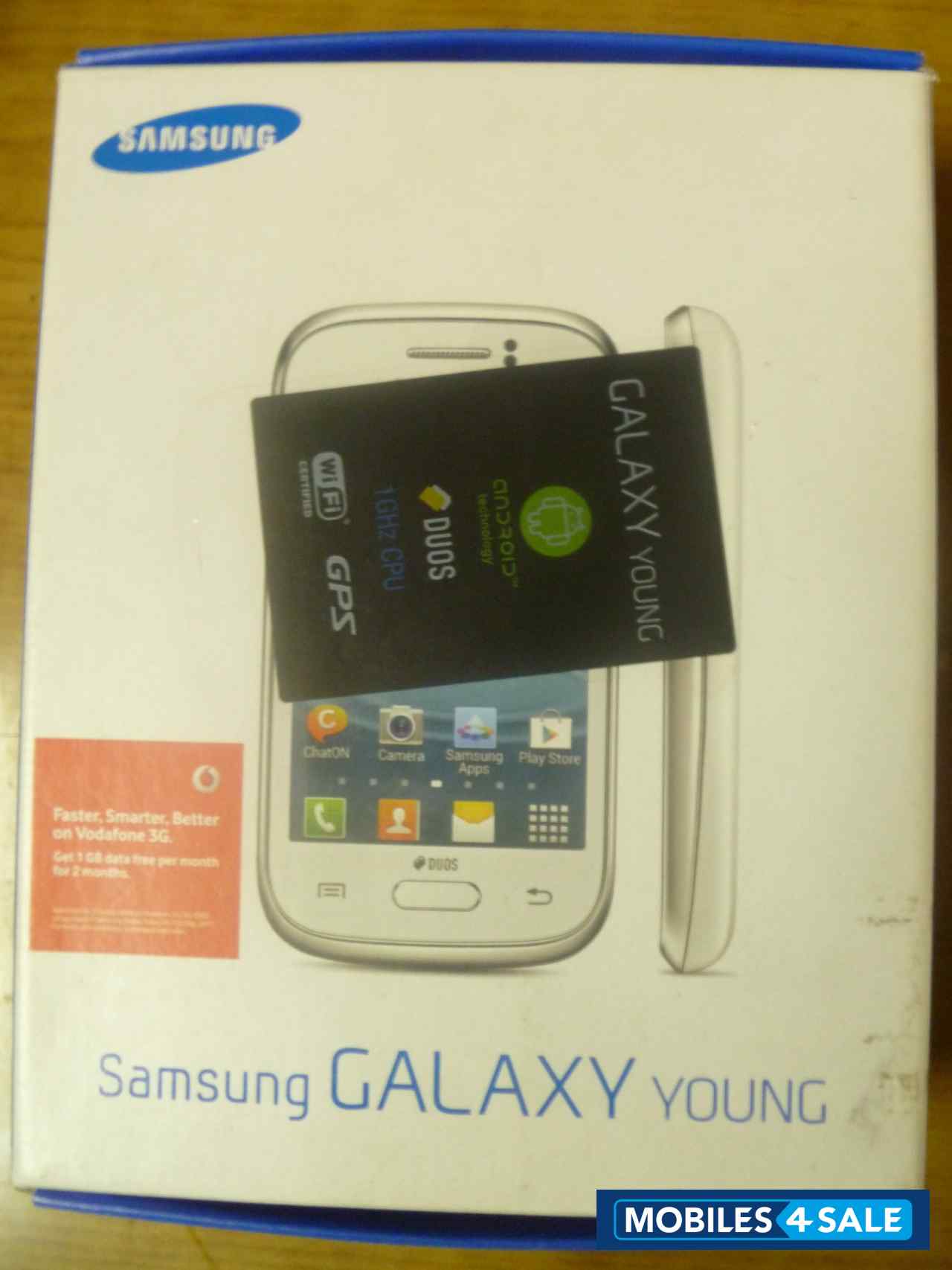 Deep Blue Samsung Galaxy Young Duos GT-S6312