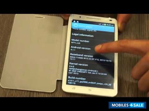 White Swipe MTV Volt