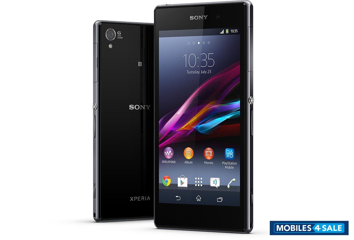 Black Sony Xperia Z1