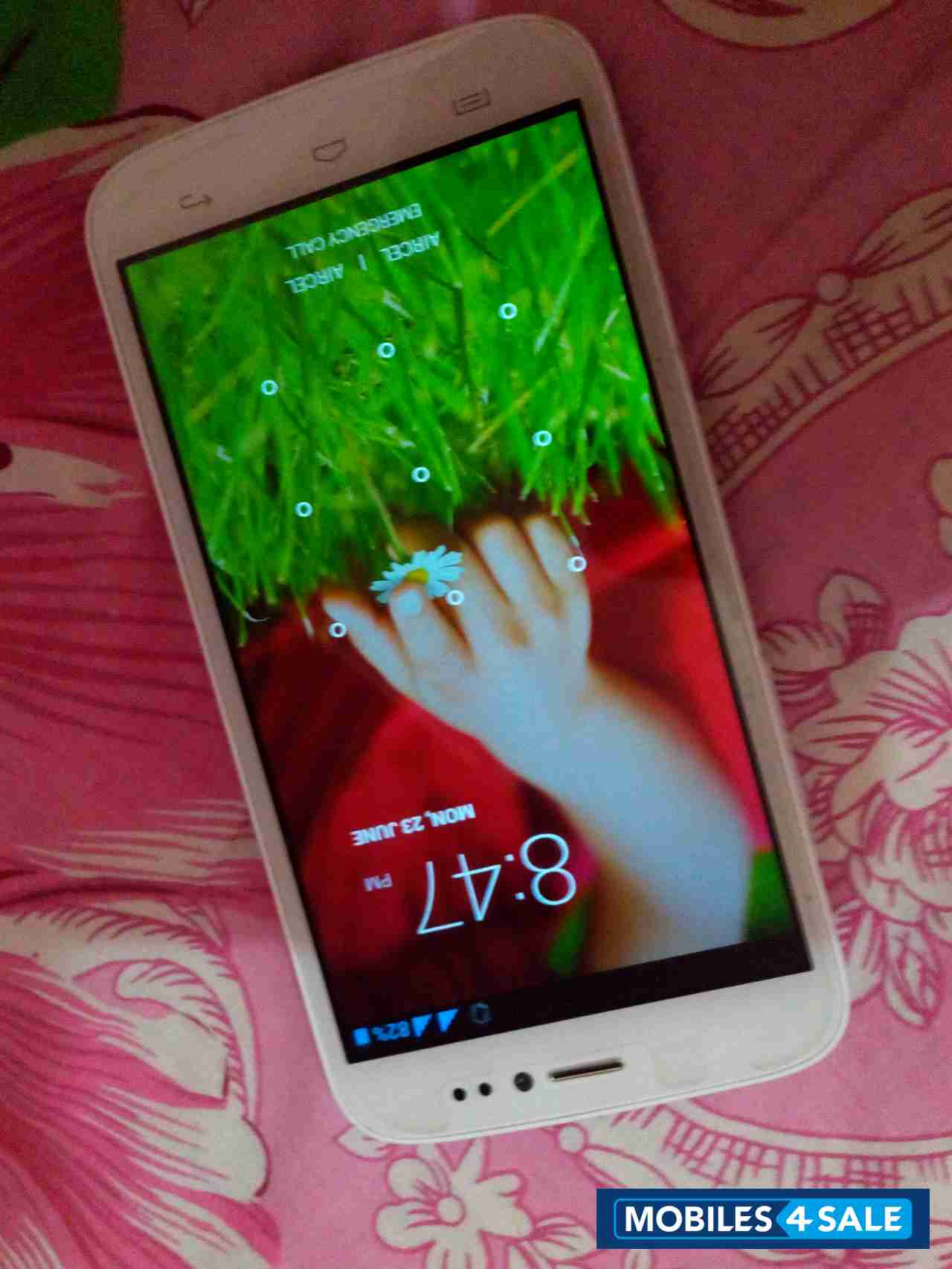 White Micromax Canvas Doodle 2 A240