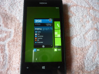 Black Nokia Lumia 520