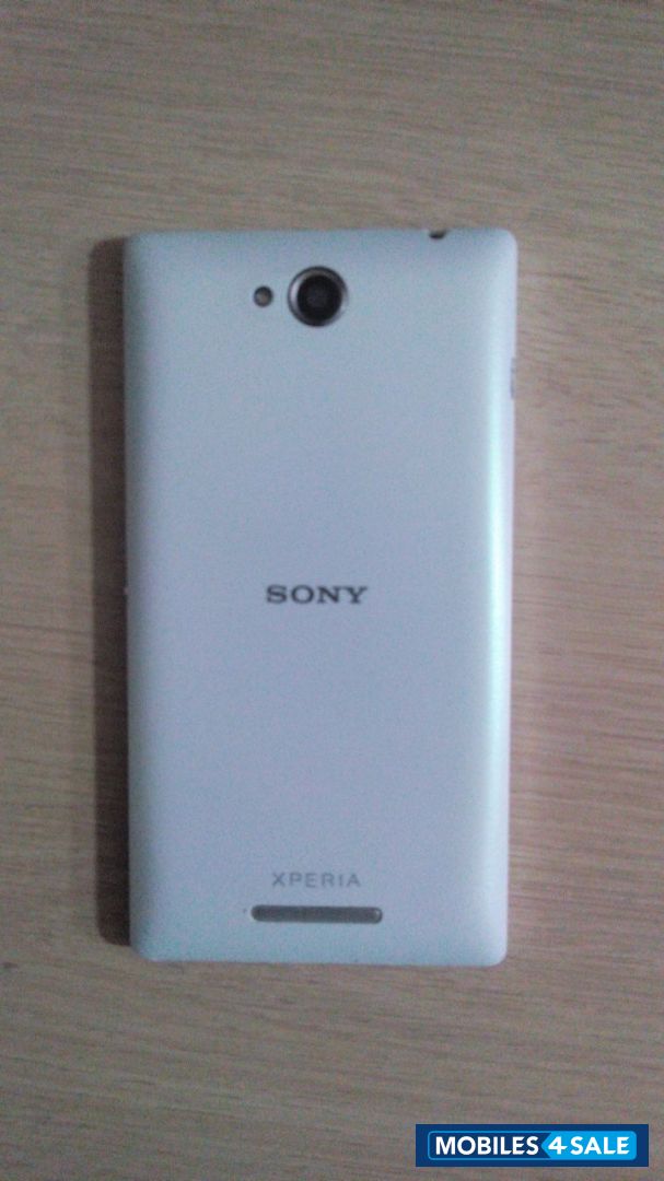 White Sony Xperia C
