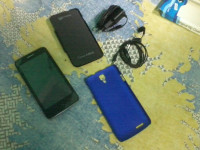 Black Micromax Canvas Juice A177