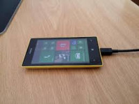 Yellow Nokia Lumia 520