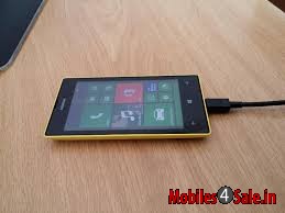 Yellow Nokia Lumia 520