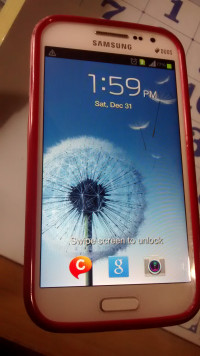 White Samsung Galaxy Grand Quarttro