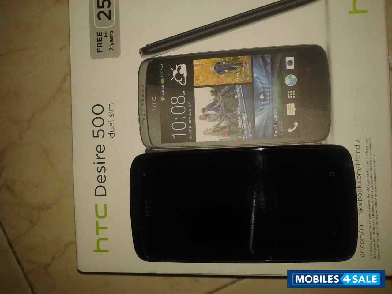 Black HTC Desire 500