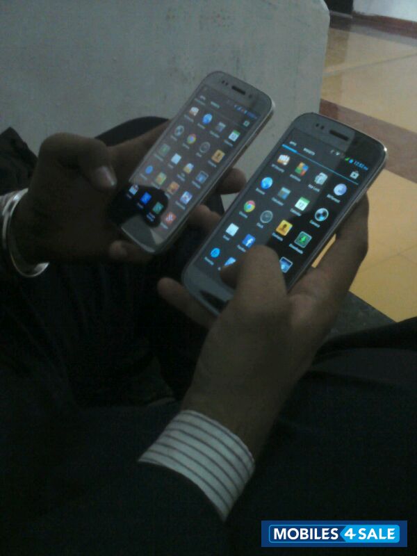 Black,grey Micromax Canvas 4 A210