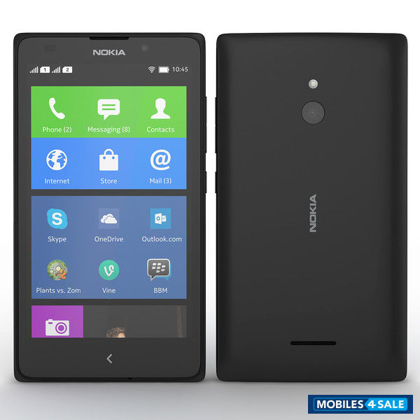 Black Nokia XL Dual SIM