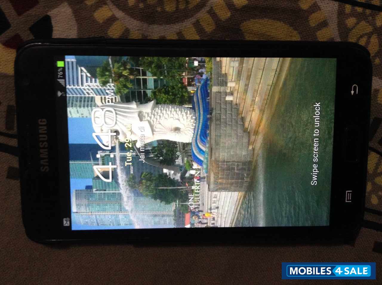 Black Samsung Galaxy Note