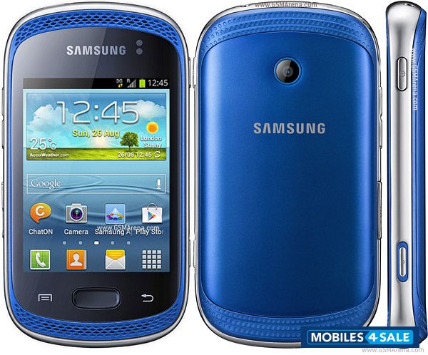 Blue Samsung Galaxy Music Duos S6012