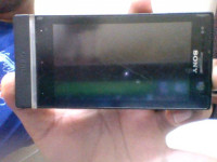 Black Sony Xperia U