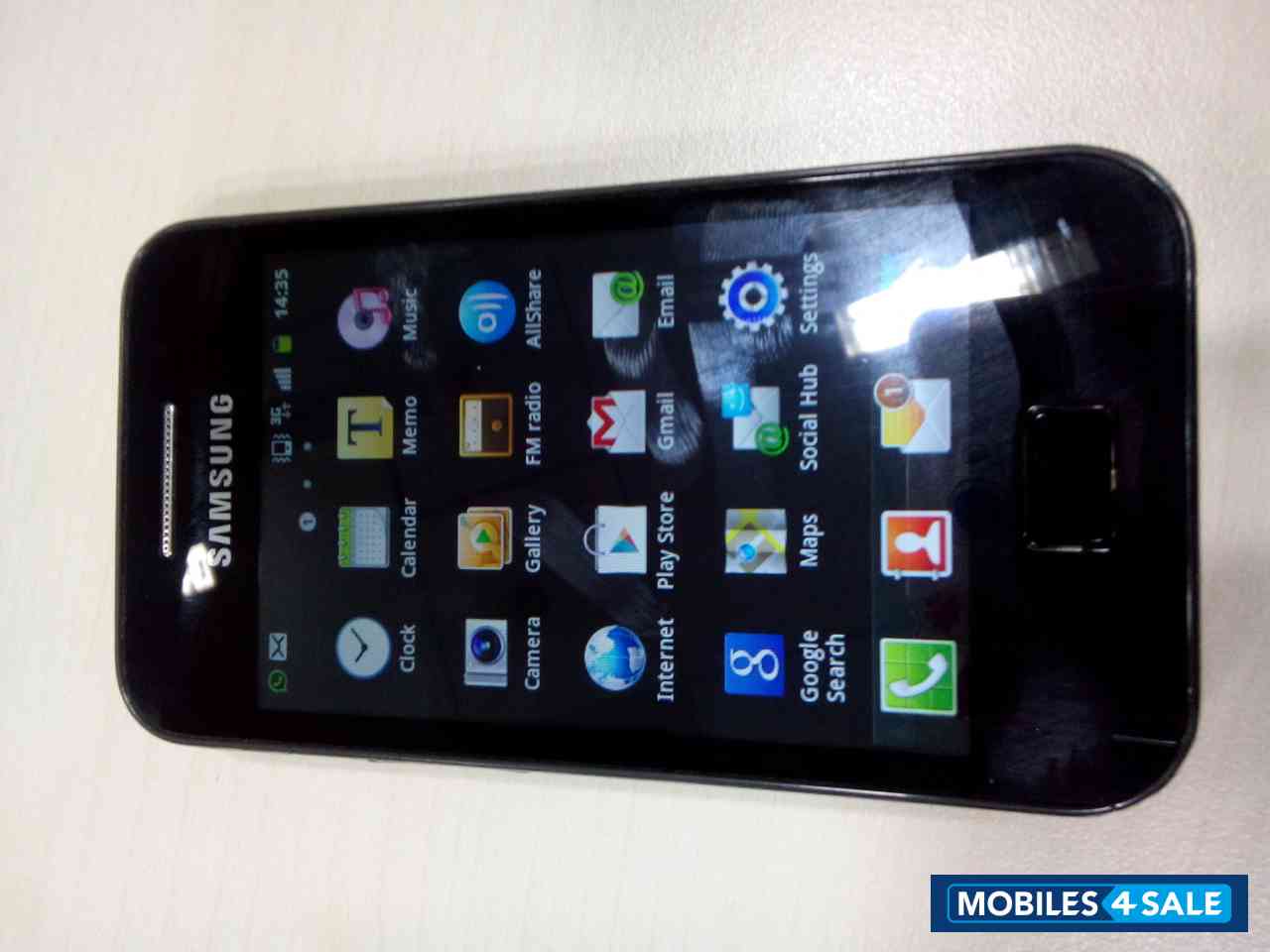 Black Samsung Galaxy Ace