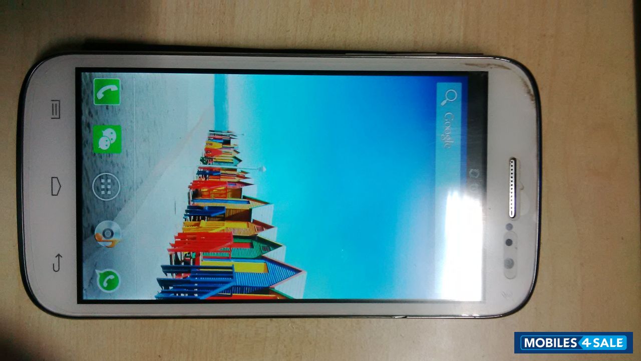 White Micromax Canvas HD A116