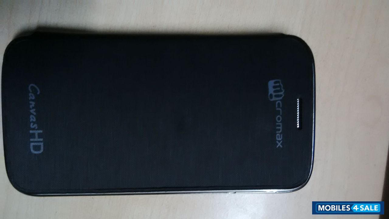 White Micromax Canvas HD A116