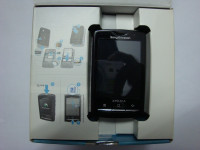 Black Sony Ericsson Xperia mini pro
