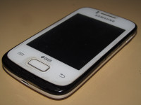 White Samsung Galaxy Y Duos S6102