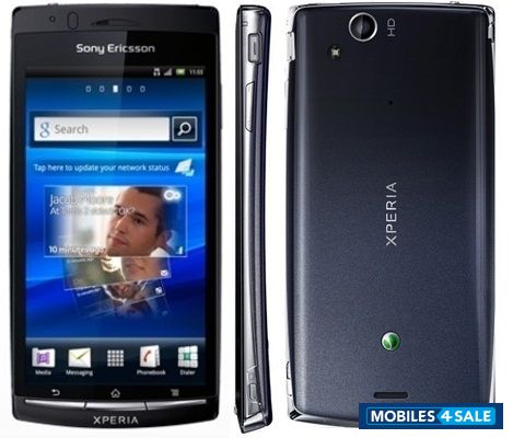 Black Sony Ericsson Xperia arc S