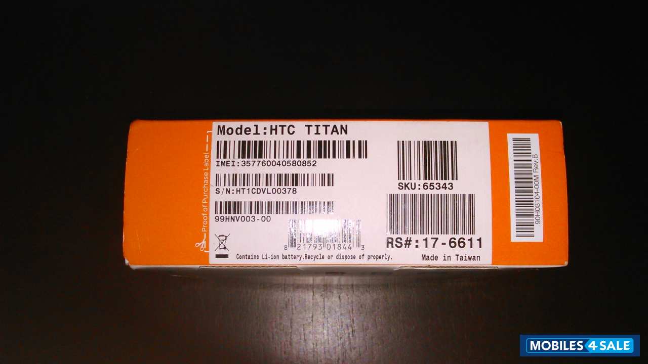 Black HTC Titan