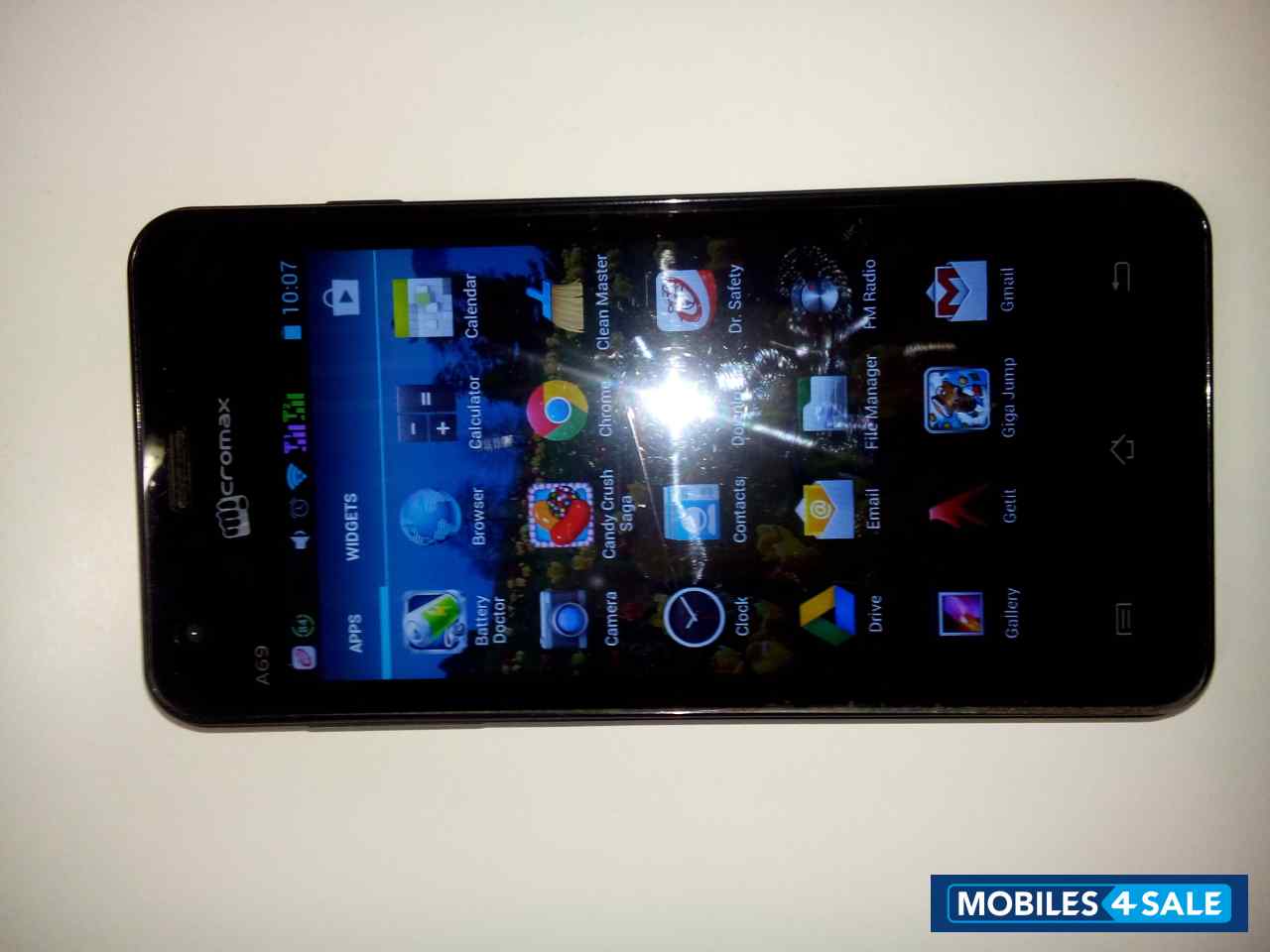 Black Micromax A67 Bolt