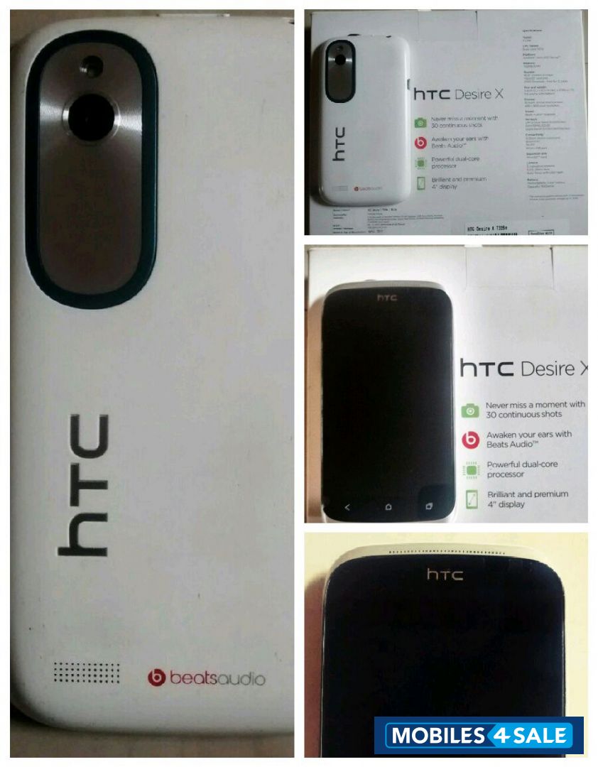 White HTC Desire X