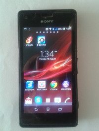 Black Sony Xperia M Dual