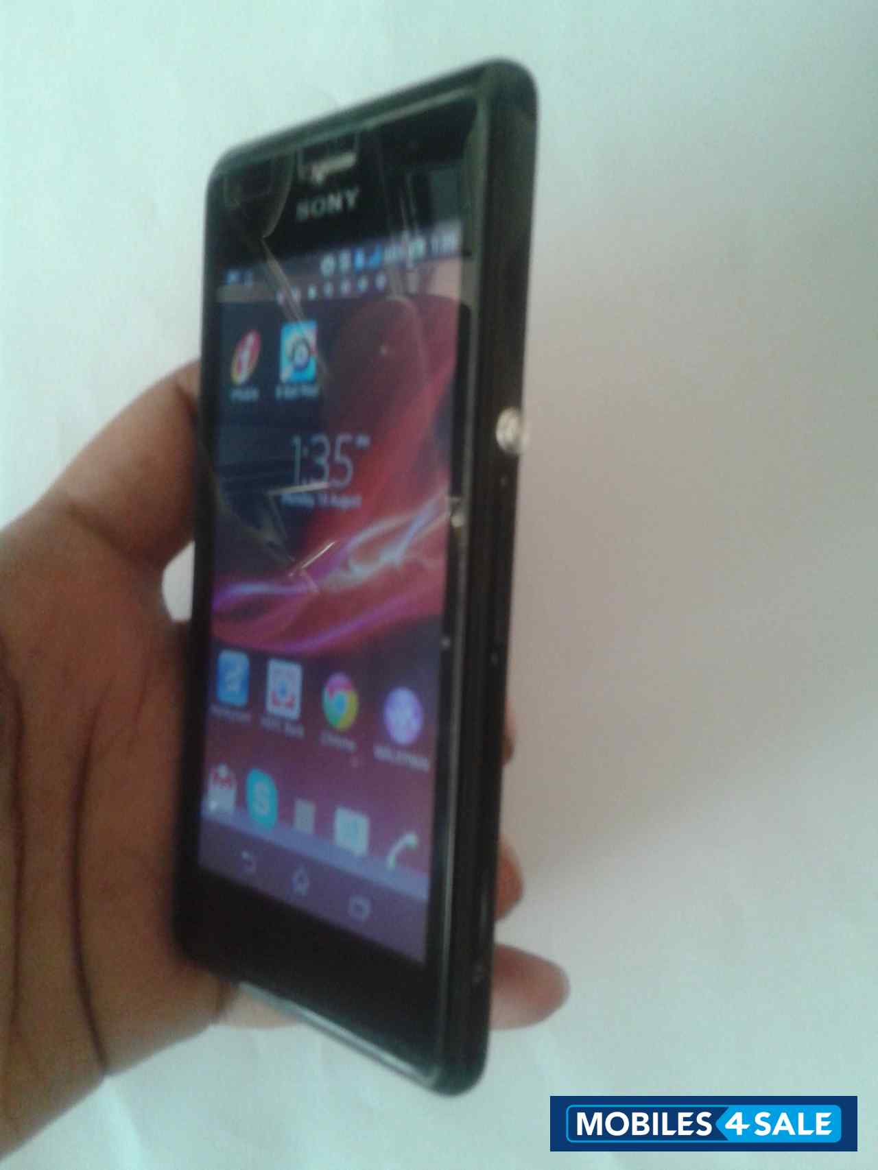 Black Sony Xperia M Dual